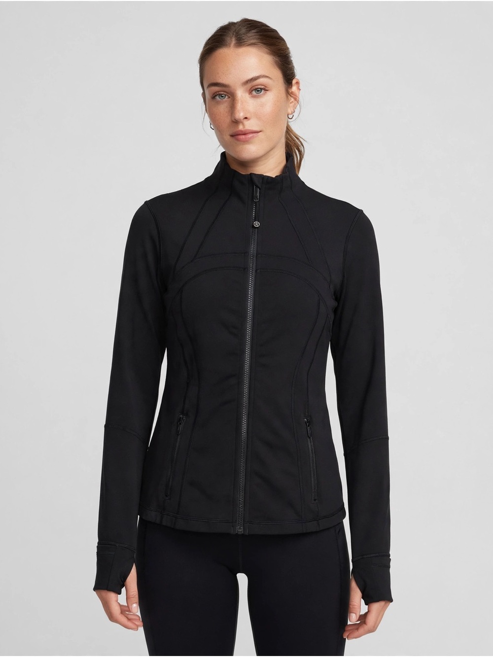 lululemon athletica Define Black Zip-Up Performance Jacket size 8
